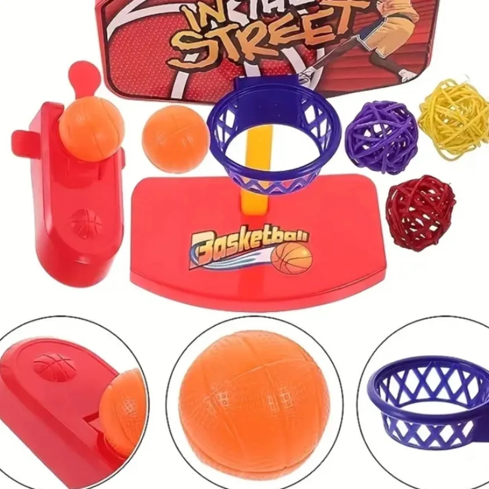 Bird Basketball Toy Set with Colorful Balls